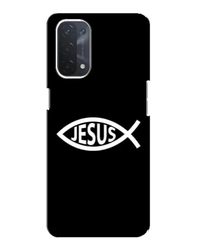 Чехол для OPPO A74 (5G) с картинкой «Классический Jesus»