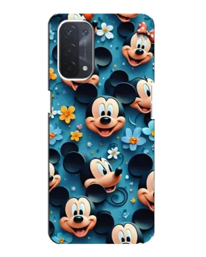 Чехол для OPPO A74 (5G) с картинкой «Паттерн Микки и Минни» Чехол для OPPO A74 (5G) с картинкой «Паттерн Микки и Минни»