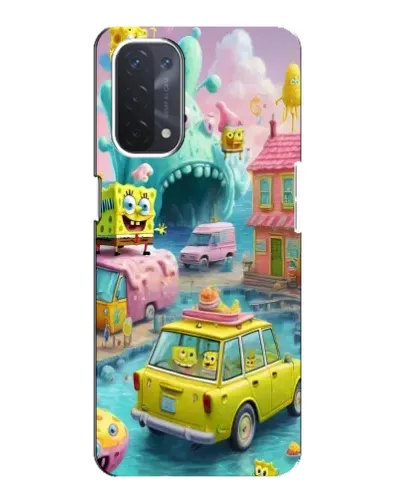 Чехол для OPPO A74 (5G) с картинкой «Монстр-трак приключения»