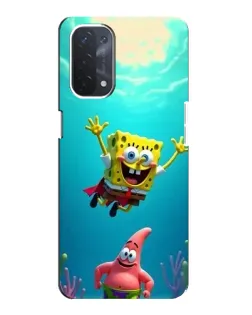 Чехол для OPPO A74 (5G) с картинкой «Спанч Боб под водой» Чехол для OPPO A74 (5G) с картинкой «Спанч Боб под водой»