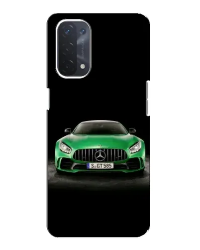 Чехол для OPPO A74 (5G) с картинкой «Mercedes — неоновый лого» Чехол для OPPO A74 (5G) с картинкой «Mercedes — неоновый лого»