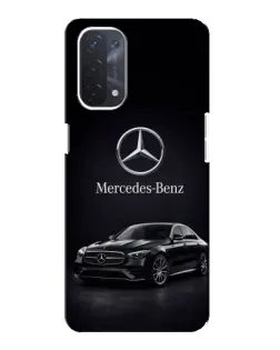 Чехол для OPPO A74 (5G) с картинкой «Mercedes — решетка радиатора»