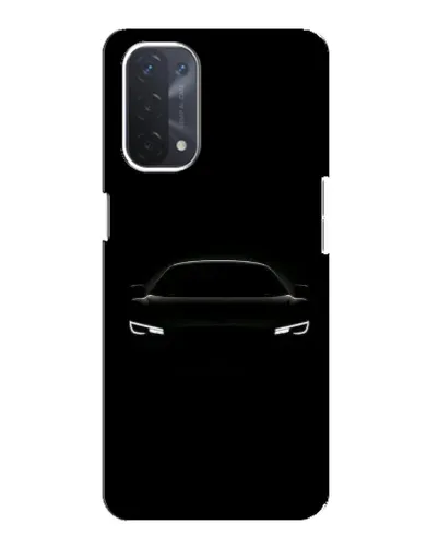 Чехол для OPPO A74 (5G) с картинкой «Взгляд Audi в темноте»