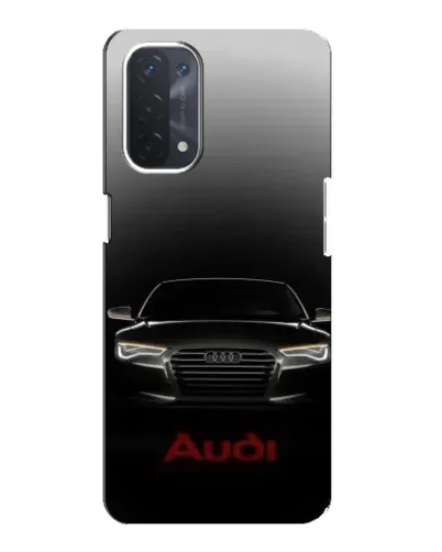 Чехол для OPPO A74 (5G) с картинкой «Audi — градиентный контур»