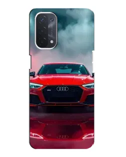 Чехол для OPPO A74 (5G) с картинкой «Audi RS — красный стиль» Чехол для OPPO A74 (5G) с картинкой «Audi RS — красный стиль»