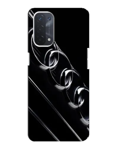 Чехол для OPPO A74 (5G) с картинкой «Audi — абстрактные кольца»