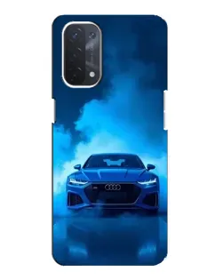 Чехол для OPPO A74 (5G) с картинкой «Audi — голубая энергия» Чехол для OPPO A74 (5G) с картинкой «Audi — голубая энергия»