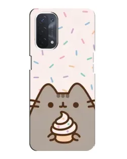 Чехол для OPPO A74 (5G) с картинкой «Пушин с кексом» Чехол для OPPO A74 (5G) с картинкой «Пушин с кексом»