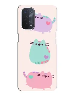 Чехол для OPPO A74 (5G) с картинкой «Pusheen трио» Чехол для OPPO A74 (5G) с картинкой «Pusheen трио»