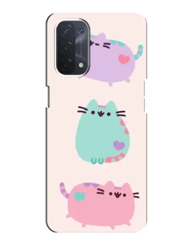 Чехол для OPPO A74 (5G) с картинкой «Pusheen трио» Чехол для OPPO A74 (5G) с картинкой «Pusheen трио»