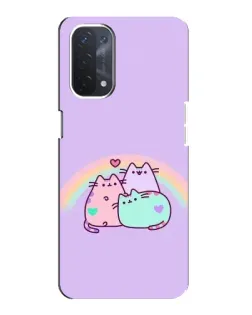 Чехол для OPPO A74 (5G) с картинкой «Радужные Пушины» Чехол для OPPO A74 (5G) с картинкой «Радужные Пушины»