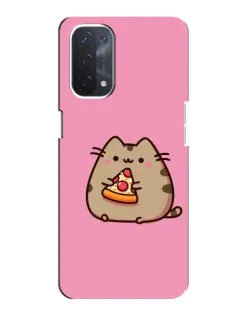 Чехол для OPPO A74 (5G) с картинкой «Пушин с пиццей» Чехол для OPPO A74 (5G) с картинкой «Пушин с пиццей»
