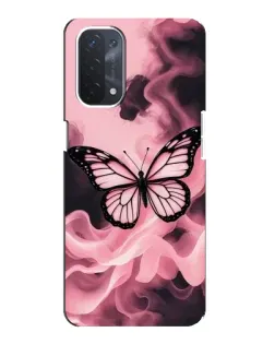 Чехол для OPPO A74 (5G) с картинкой «Бабочка в дыму» Чехол для OPPO A74 (5G) с картинкой «Бабочка в дыму»