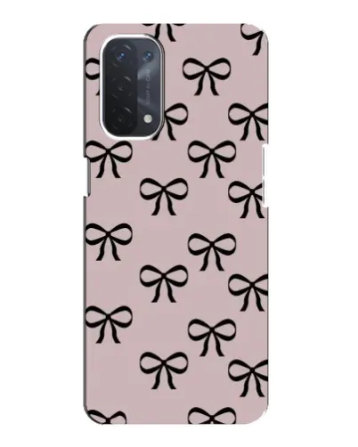 Чехол для OPPO A74 (5G) с картинкой «Черные бантики» Чехол для OPPO A74 (5G) с картинкой «Черные бантики»