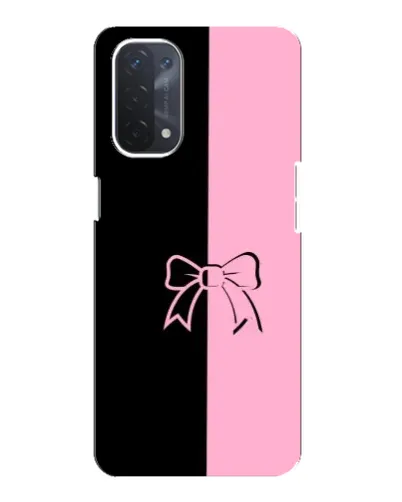 Чехол для OPPO A74 (5G) с картинкой «Половинки банта» Чехол для OPPO A74 (5G) с картинкой «Половинки банта»