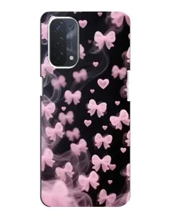 Чехол для OPPO A74 (5G) с картинкой «Неоновое кружево»