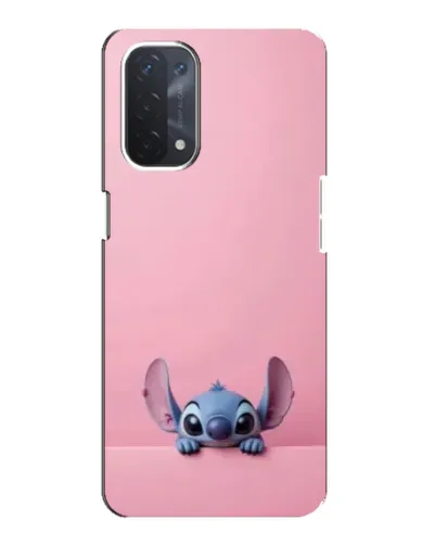 Чехол для OPPO A74 (5G) с картинкой «Stitch выглядывает»