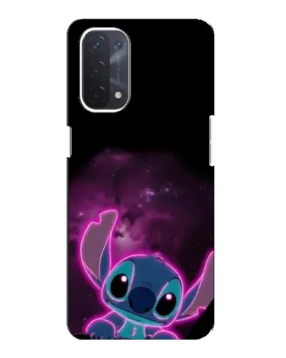 Чехол для OPPO A74 (5G) с картинкой «Неоновый Stitch»
