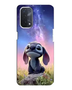 Чехол для OPPO A74 (5G) с картинкой «Стич на рассвете» Чехол для OPPO A74 (5G) с картинкой «Стич на рассвете»