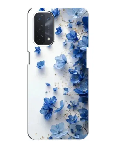 Чехол для OPPO A74 (5G) с картинкой «Голубой цветочный каскад» Чехол для OPPO A74 (5G) с картинкой «Голубой цветочный каскад»