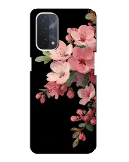 Чехол для OPPO A74 (5G) с картинкой «Розовая ветка сакуры»