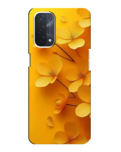 Чехол для OPPO A74 (5G) с картинкой «Золотые лепестки» Чехол для OPPO A74 (5G) с картинкой «Золотые лепестки»