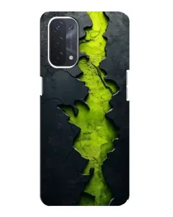 Чехол для OPPO A74 (5G) с картинкой «Салатовый разлом скалы» Чехол для OPPO A74 (5G) с картинкой «Салатовый разлом скалы»