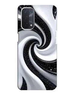 Чехол для OPPO A74 (5G) с картинкой «Черно-белая спираль» Чехол для OPPO A74 (5G) с картинкой «Черно-белая спираль»