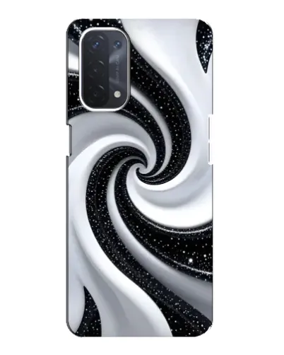 Чехол для OPPO A74 (5G) с картинкой «Черно-белая спираль» Чехол для OPPO A74 (5G) с картинкой «Черно-белая спираль»