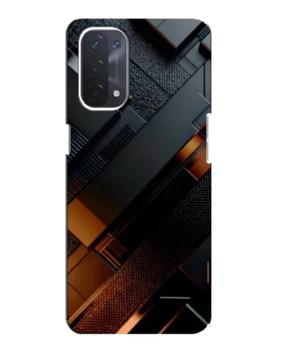 Чехол для OPPO A74 (5G) с картинкой «Черные геометрические блоки» Чехол для OPPO A74 (5G) с картинкой «Черные геометрические блоки»