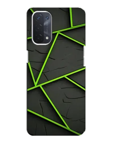 Чехол для OPPO A74 (5G) с картинкой «Зеленые геометрические линии» Чехол для OPPO A74 (5G) с картинкой «Зеленые геометрические линии»