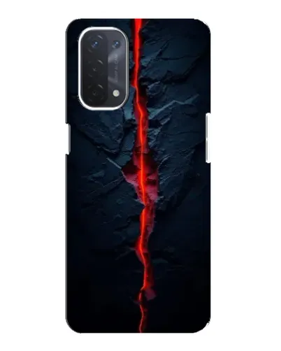Чехол для OPPO A74 (5G) с картинкой «Kрасная лавовая трещина» Чехол для OPPO A74 (5G) с картинкой «Kрасная лавовая трещина»