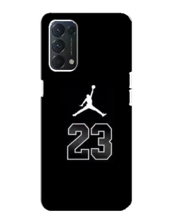 Чехол для OPPO A74 с картинкой «Jordan Flight 23»
