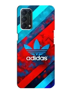 Чохол для OPPO A74 з картинкою «Абстракція Adidas»