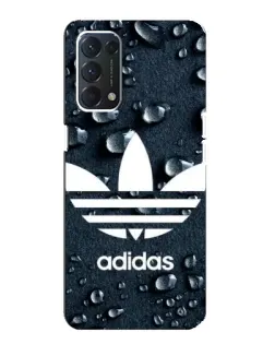 Чохол для OPPO A74 з картинкою «Adidas Trefoil Blue»