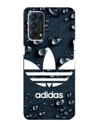 Чехол для OPPO A74 с картинкой «Adidas Trefoil Blue» Чехол для OPPO A74 с картинкой «Adidas Trefoil Blue»