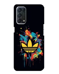 Чохол для OPPO A74 з картинкою «Adidas Splash»