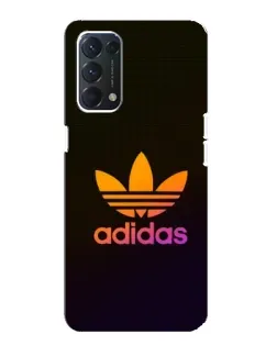 Чохол для OPPO A74 з картинкою «Градієнт Adidas»