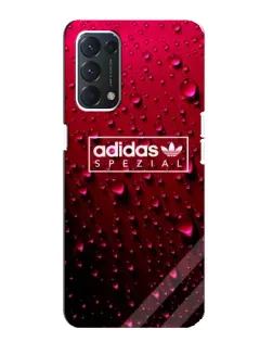 Чохол для OPPO A74 з картинкою «Adidas Gold Marble»