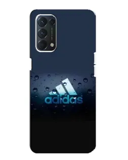 Чохол для OPPO A74 з картинкою «Adidas Water Drops»