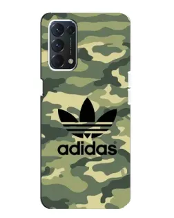 Чохол для OPPO A74 з картинкою «Мілітарі стиль Adidas»