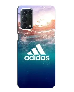 Чохол для OPPO A74 з картинкою «Океанська глибина адідас»