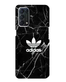Чохол для OPPO A74 з картинкою «Білий мармур Adidas»