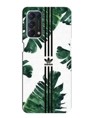Чехол для OPPO A74 с картинкой «Пальмовые листья адидас» Чехол для OPPO A74 с картинкой «Пальмовые листья адидас»