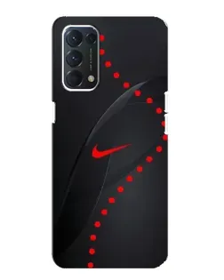 Чохол для OPPO A74 з картинкою «Абстрактний дизайн Nike»