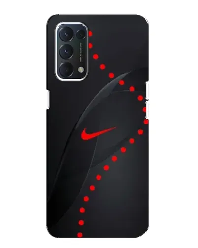 Чохол для OPPO A74 з картинкою «Абстрактний дизайн Nike»