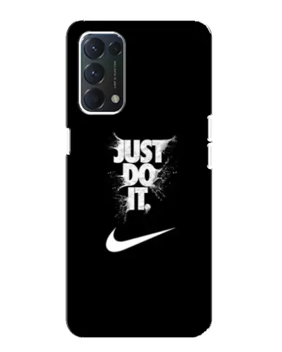 Чохол для OPPO A74 з картинкою «Текстовий принт Nike»