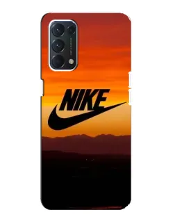 Чохол для OPPO A74 з картинкою «Nike — вечірній горизонт»