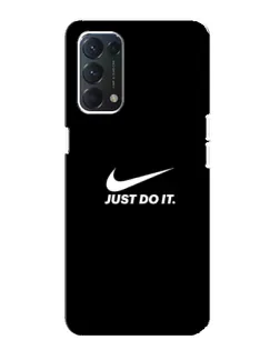 Чохол для OPPO A74 з картинкою «Мінімалізм від Nike»