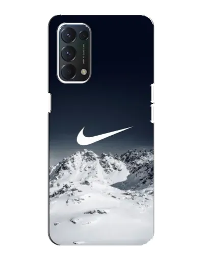 Чохол для OPPO A74 з картинкою «Nike — зимові гори»